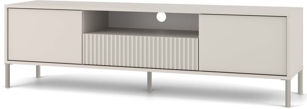 SZAFKA RTV KAMARO 160 KASZMIR Front ryflowany + Klasyczny