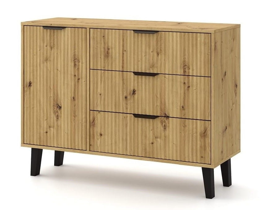 Komoda Scandi 1D3S SLIM DĄB ARTISAN