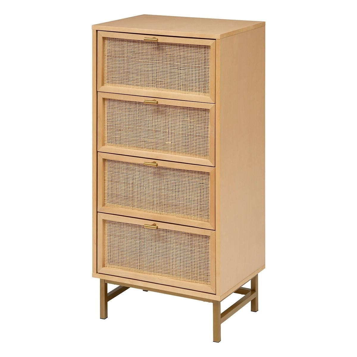 Wąska komoda Rayo rattan