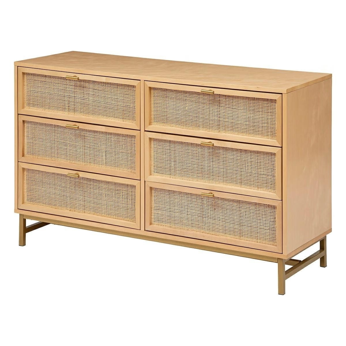 Szeroka komoda Rayo rattan