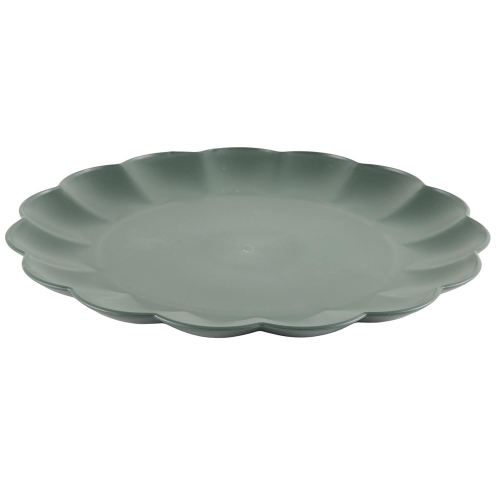 Talerz obiadowy 25,5 cm szary ciemny Iris 