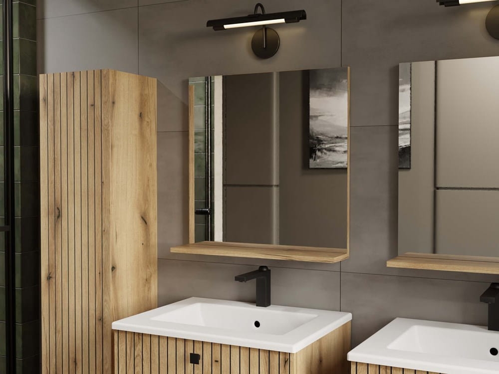 LUSTRO ŁAZIENKOWE DĄB EVOKE DO ŁAZIENKI PRZEDPOKOJU