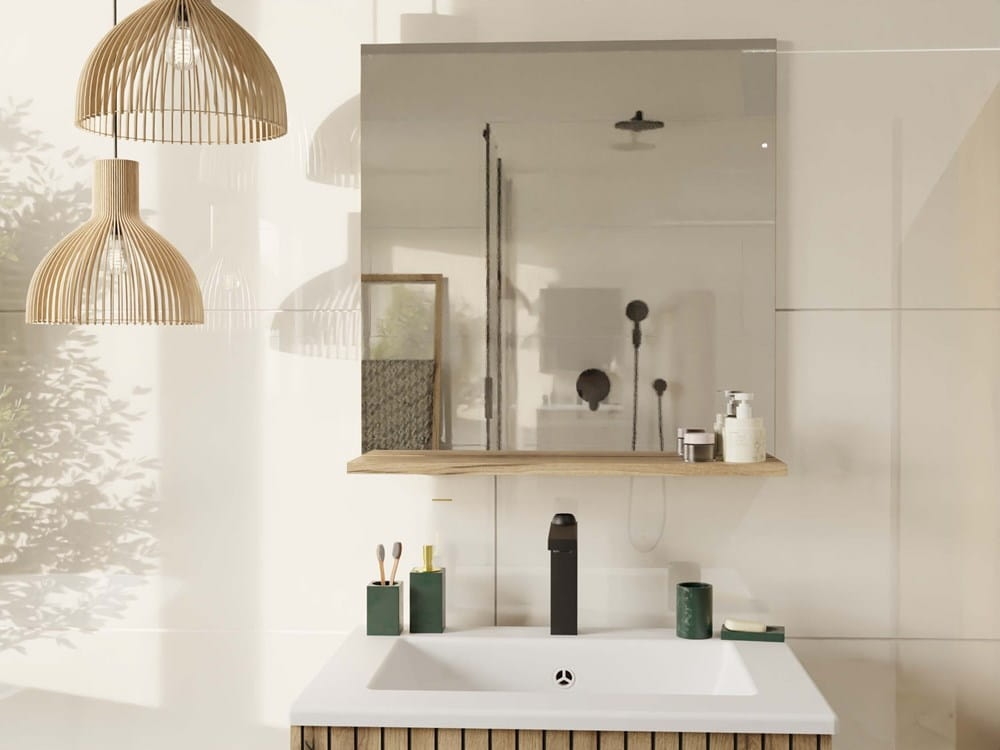 LUSTRO ŁAZIENKOWE DĄB EVOKE DO ŁAZIENKI PRZEDPOKOJU