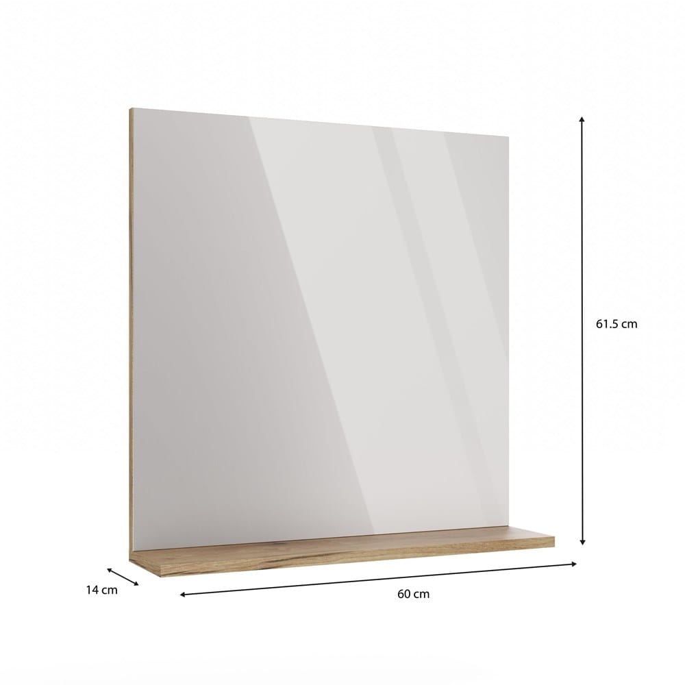 LUSTRO ŁAZIENKOWE DĄB EVOKE DO ŁAZIENKI PRZEDPOKOJU