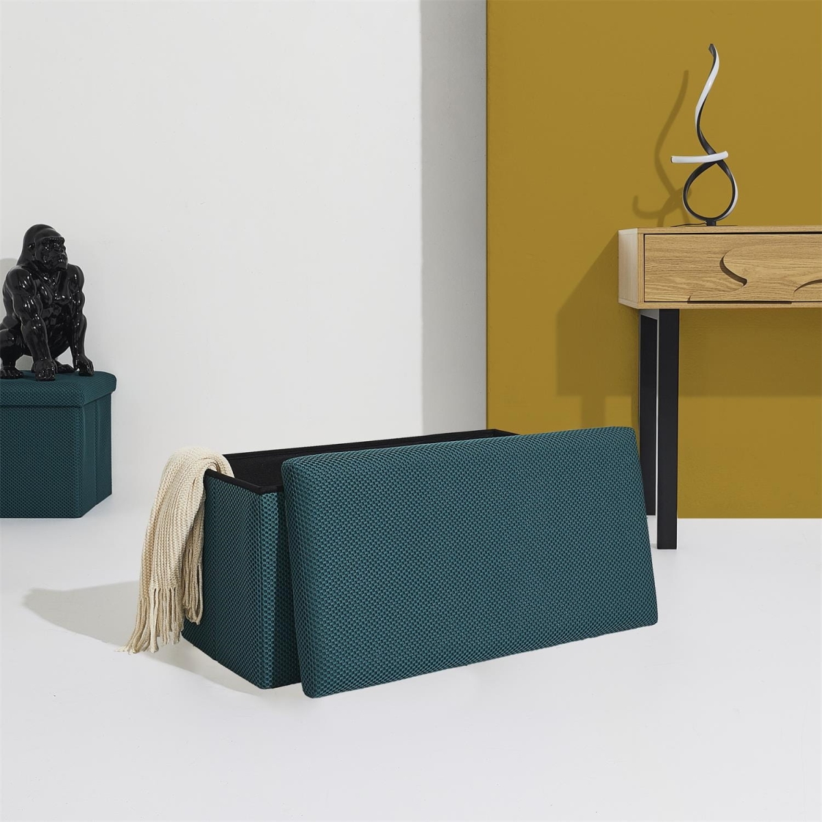 Pufa Velse Atom turkusowa