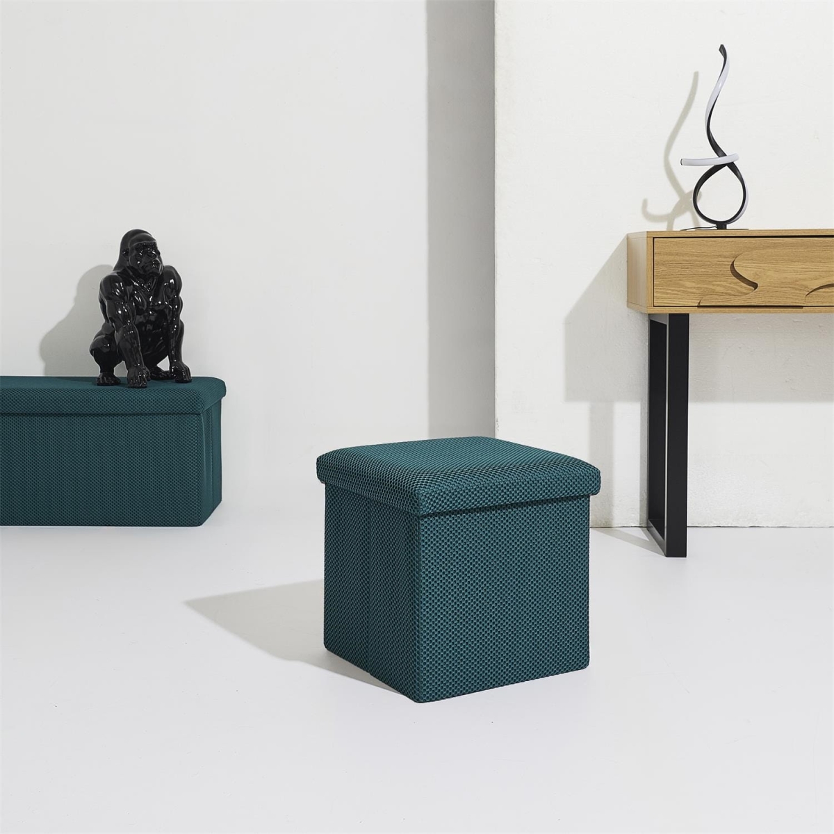 Pufa Vels Atom turkusowa