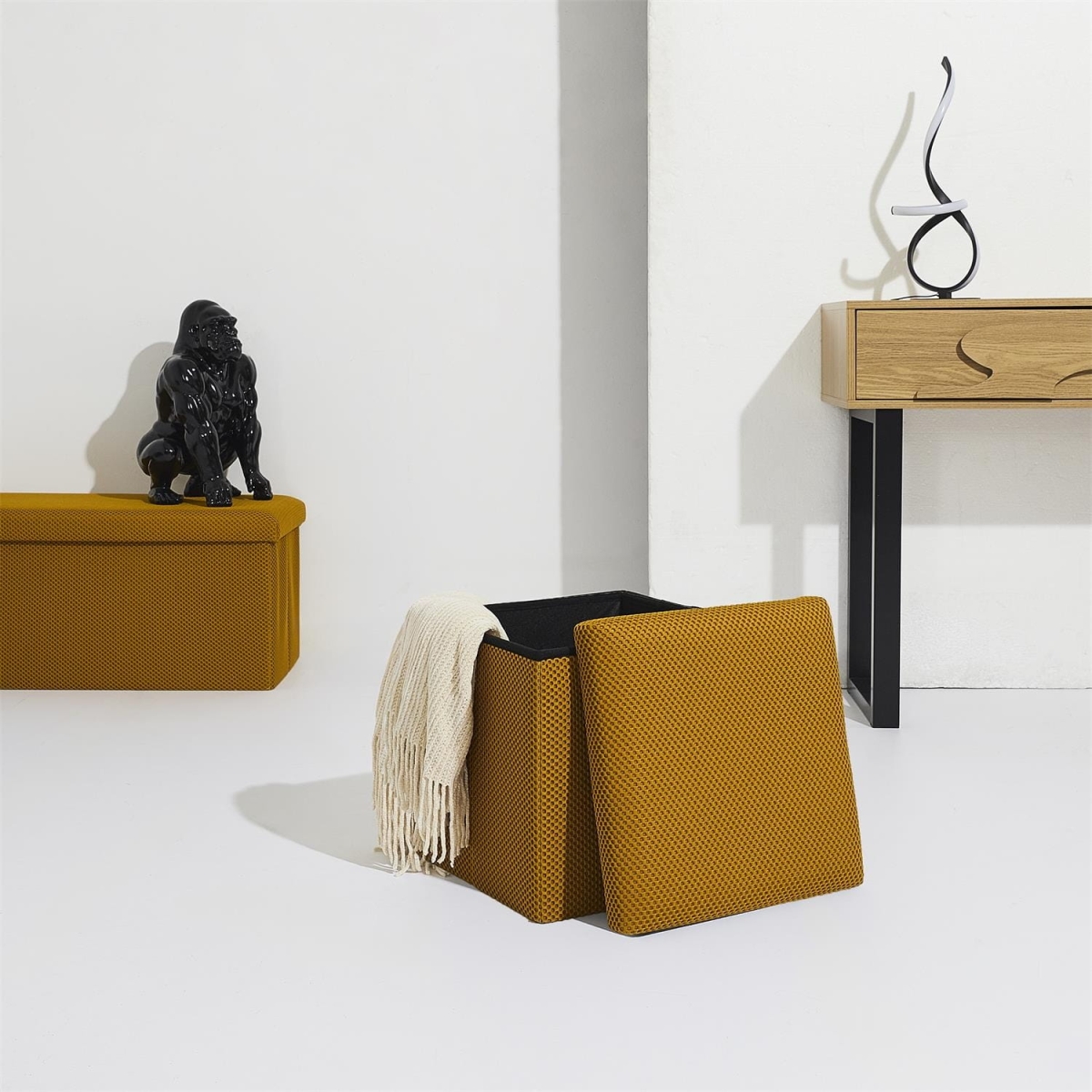 Pufa Vels Atom żółta