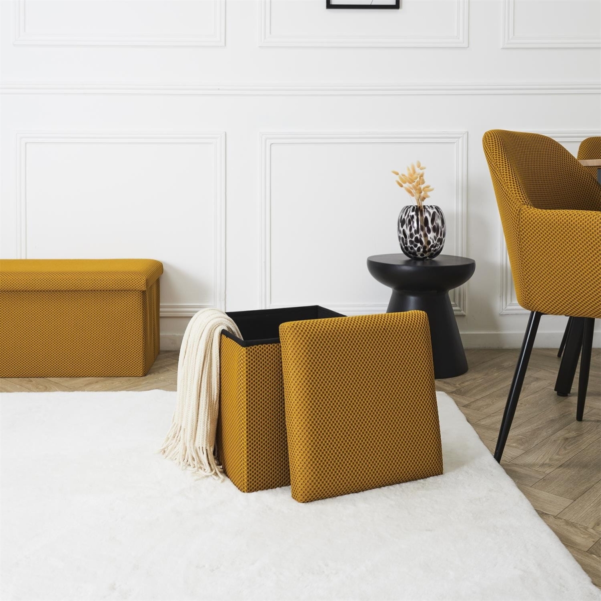 Pufa Vels Atom żółta