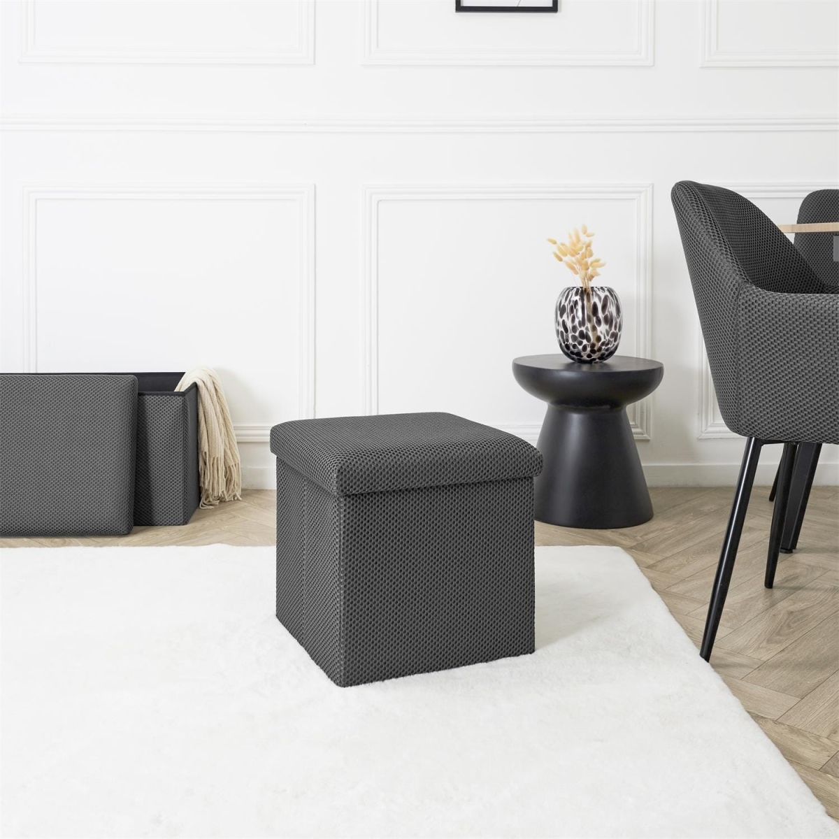 Pufa Vels Atom szara