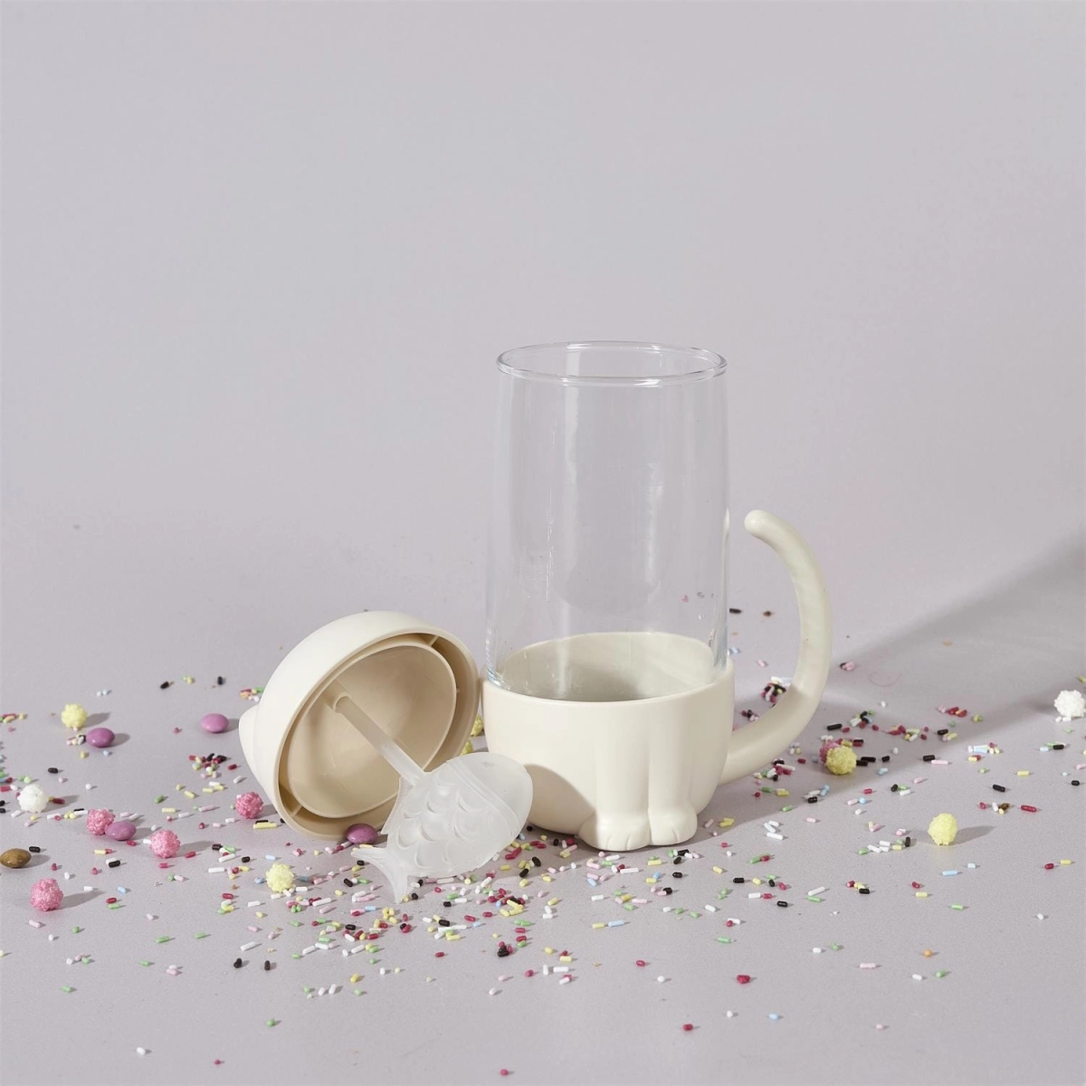 Kubek Kawaii z zaparzaczem Kotek z rybką 300ml