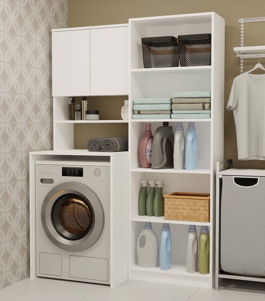 Słupek łazienkowy Pola MULTI BIAŁY