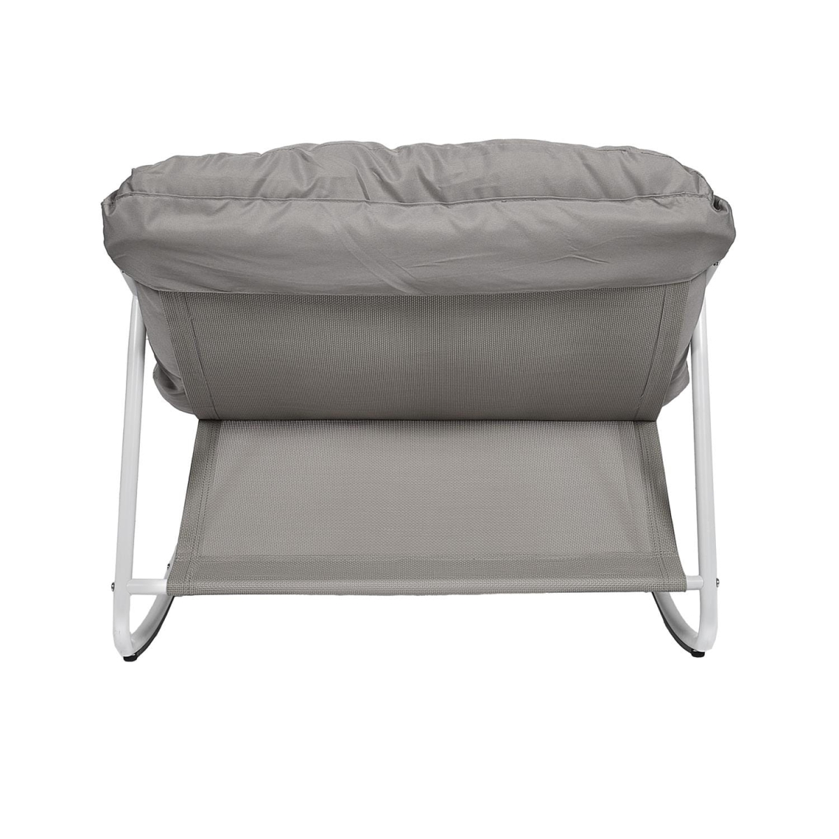 Fotel ogrodowy bujany Tenerife szary