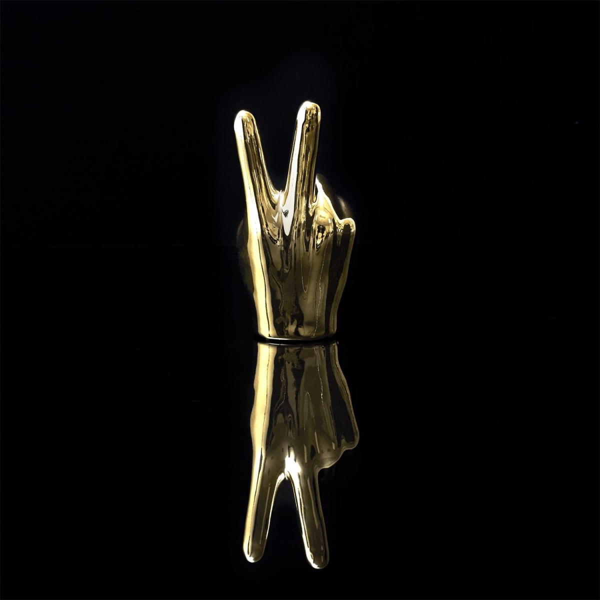 Dekoracja, figurka Dłoń mała Victoria złota