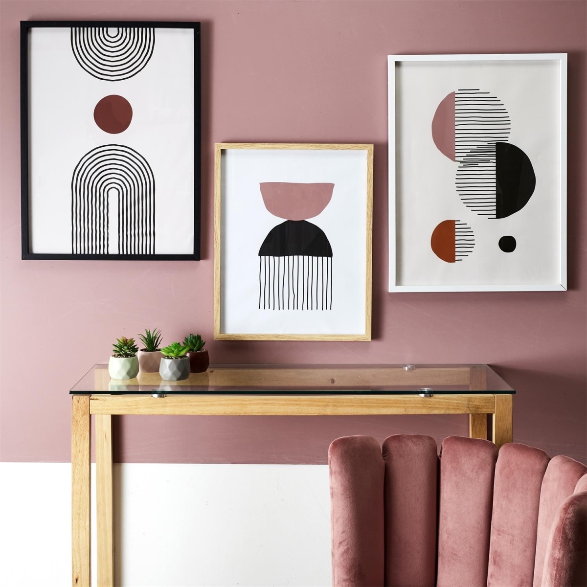 Obraz Art-deco 60x45cm czarna ramka