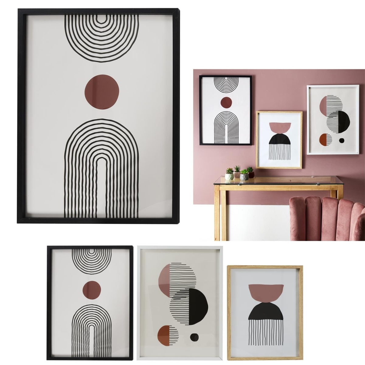 Obraz Art-deco 60x45cm drewniana ramka