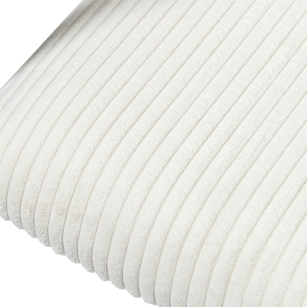 Krzesło Scott białe/czarne sztruks