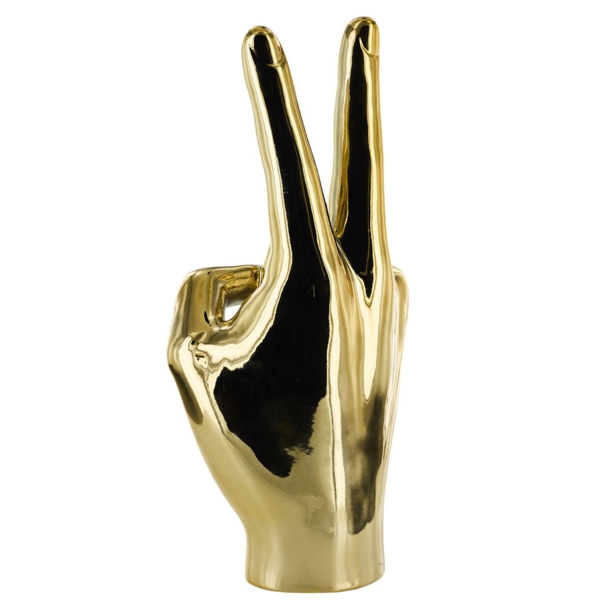 Dekoracja, figurka Dłoń Victoria złota