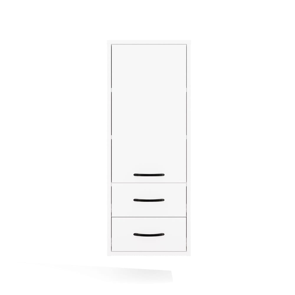 Szafka Łazienkowa Wisząca NINA W1D2S BIAŁY 2 Szuflady 3 Pólki