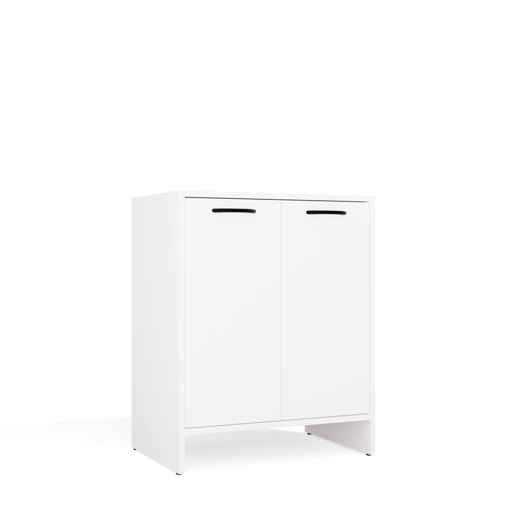 Szafka Łazienkowa NINA 2DUM BIAŁY 2 Drzwi Półki Regał Pod Umywalkę