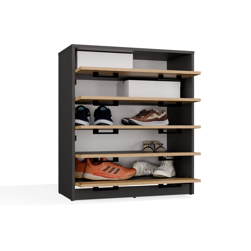 Szafka na obuwie ALEX ANTRACYT ARTISAN Do Przedpokoju