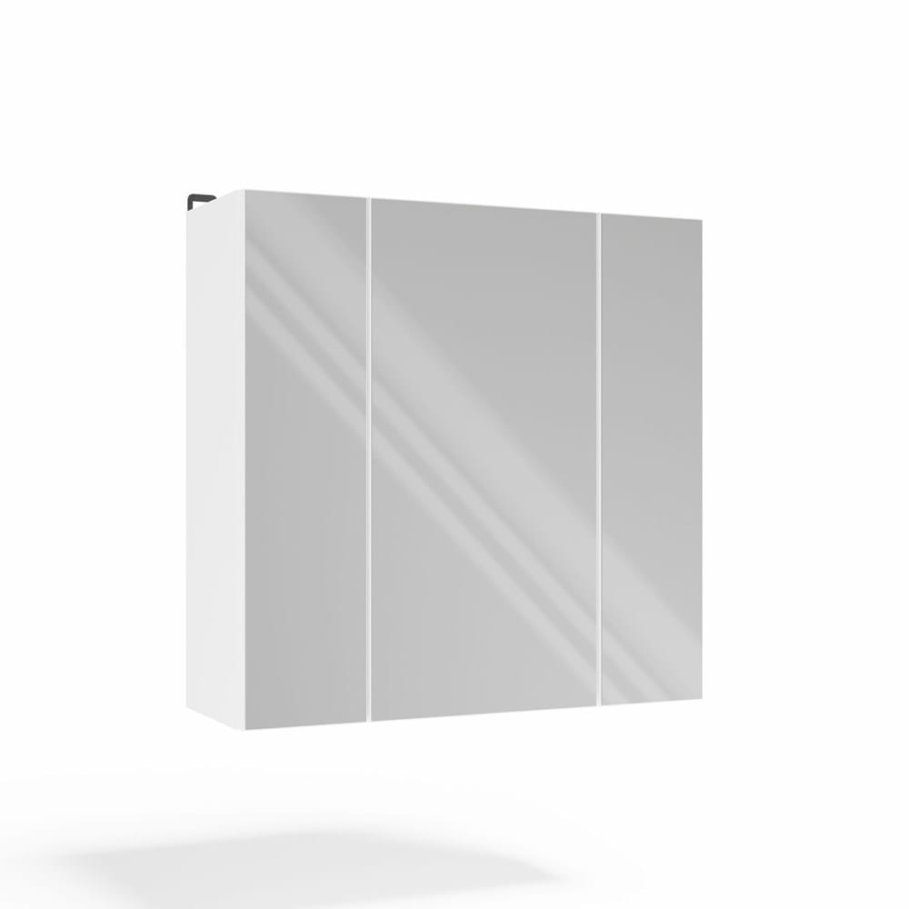 Szafka Łazienkowa POLA 3L Wisząca Z 3 Lustrami Nad Umywalkę 3 Drzwi BIAŁA