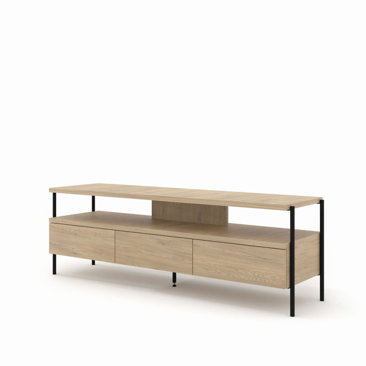 Dragonfly - Stolik RTV 3S {PK} dąb cremona