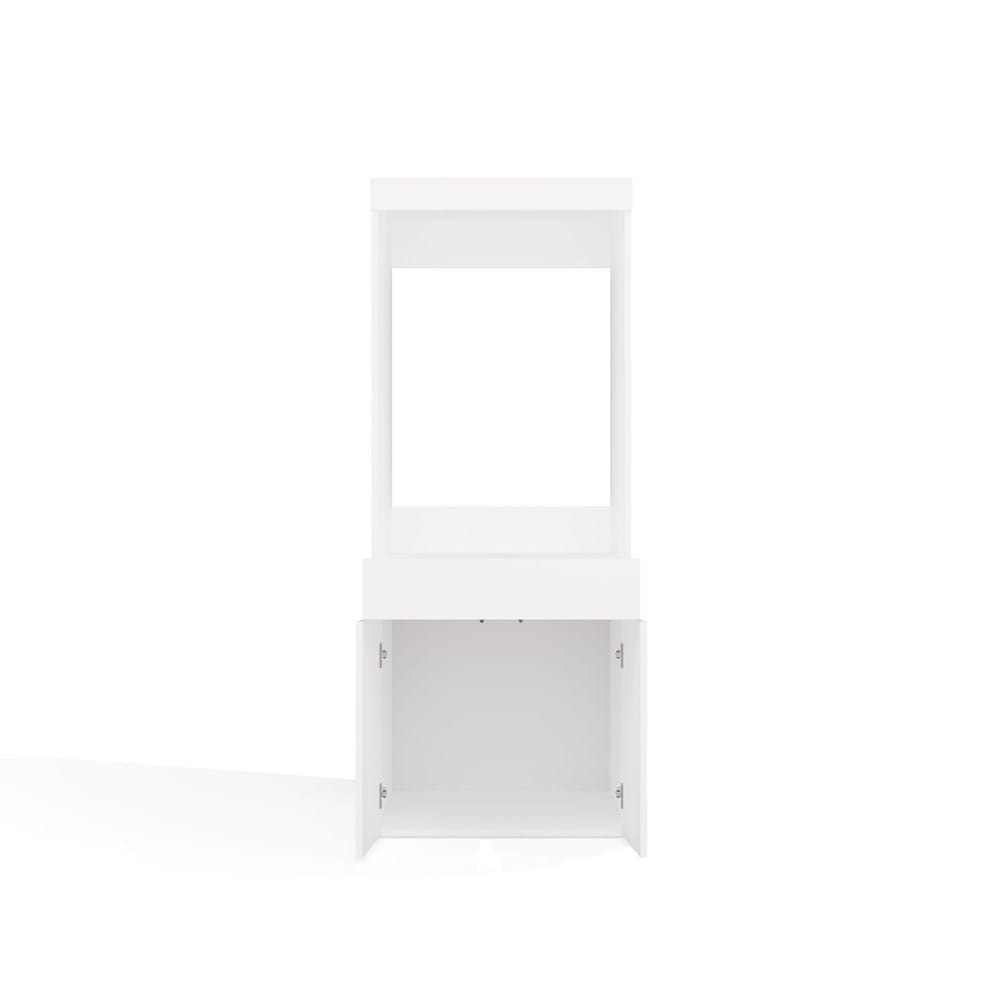 Szafka Łazienkowa Na Pralkę Lub Suszarkę POLA TWIN 1S BIAŁA Regał Szuflada