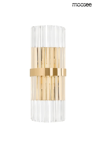 Lampa ścienna złota, do salonu Milagro Moosee