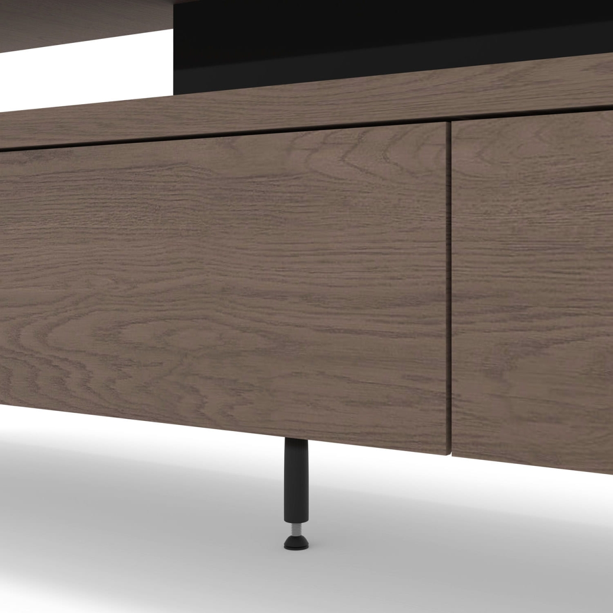 Komoda Puffin 3D3S chłodny brąz