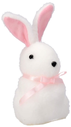 Zajączek materiałowy do postawienia 14 cm