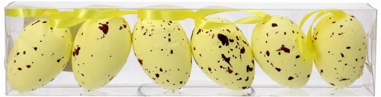 Jajka przepiórcze ze styropianu 6 szt.