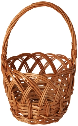 Koszyk owalny ażurowy do dekoracji wielkanocnych