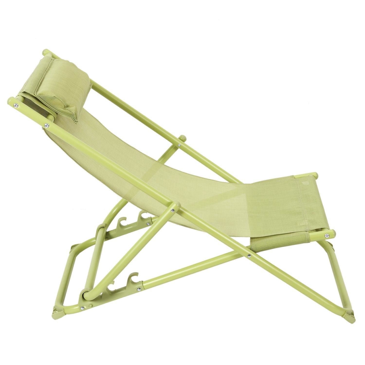 Leżak Canard składany zielony
