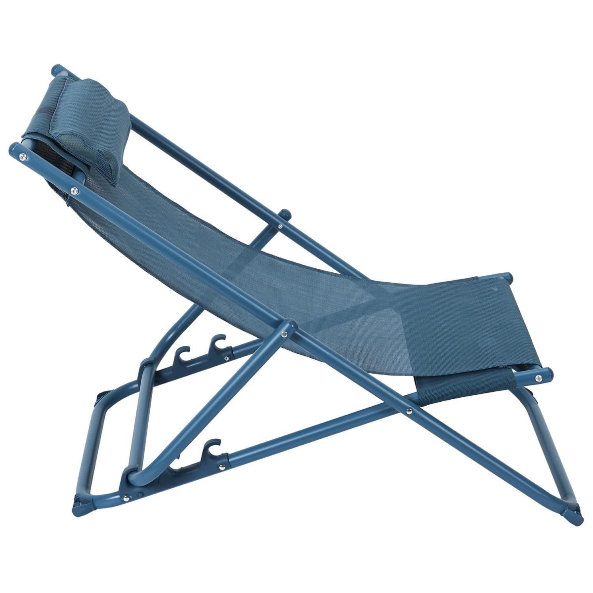 Leżak Canard składany niebieski