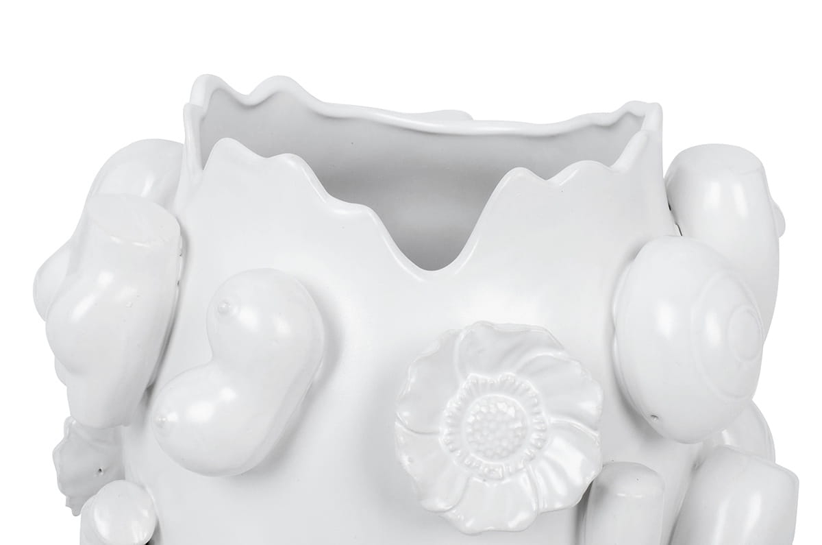 KARE wazon dekoracyjny BODY PARTS 37 cm biały