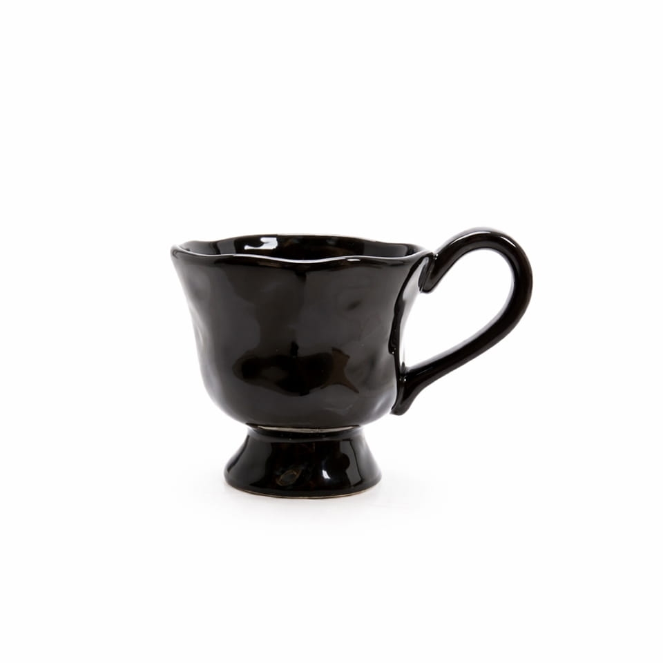 Kubek SHP BIAŁA RÓŻA czarny