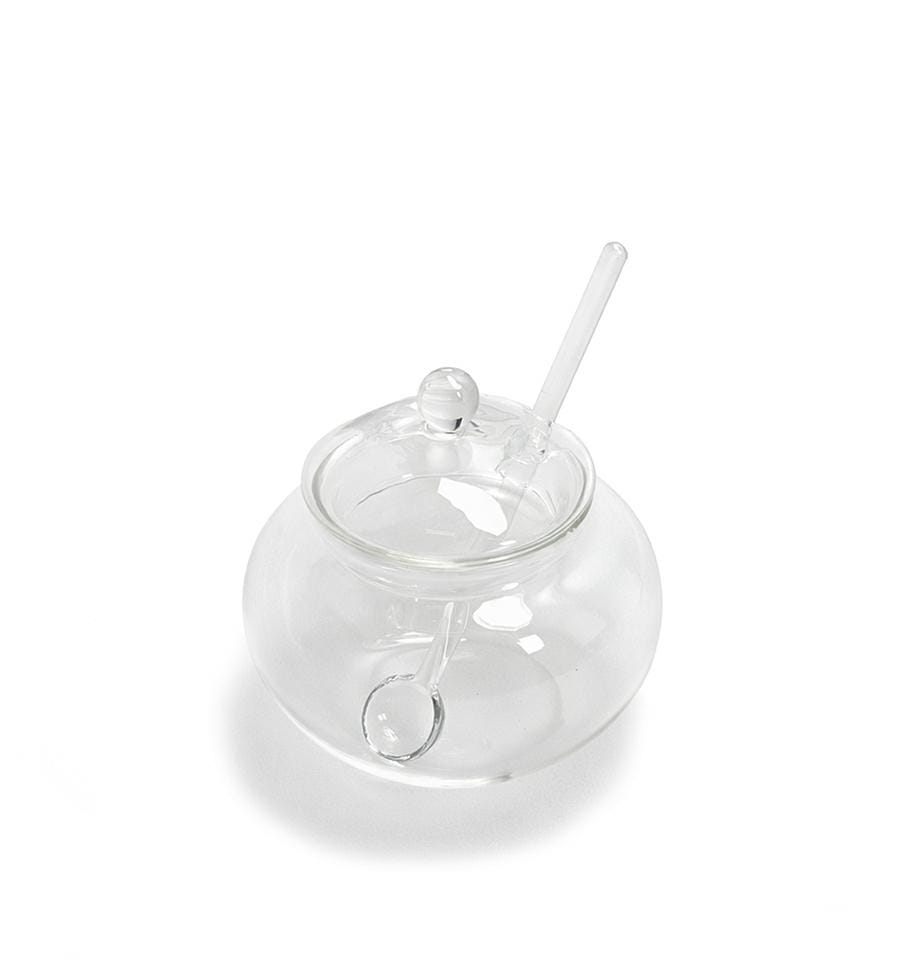 Mini cukiernica z łyżeczką SHP JAR transparentna