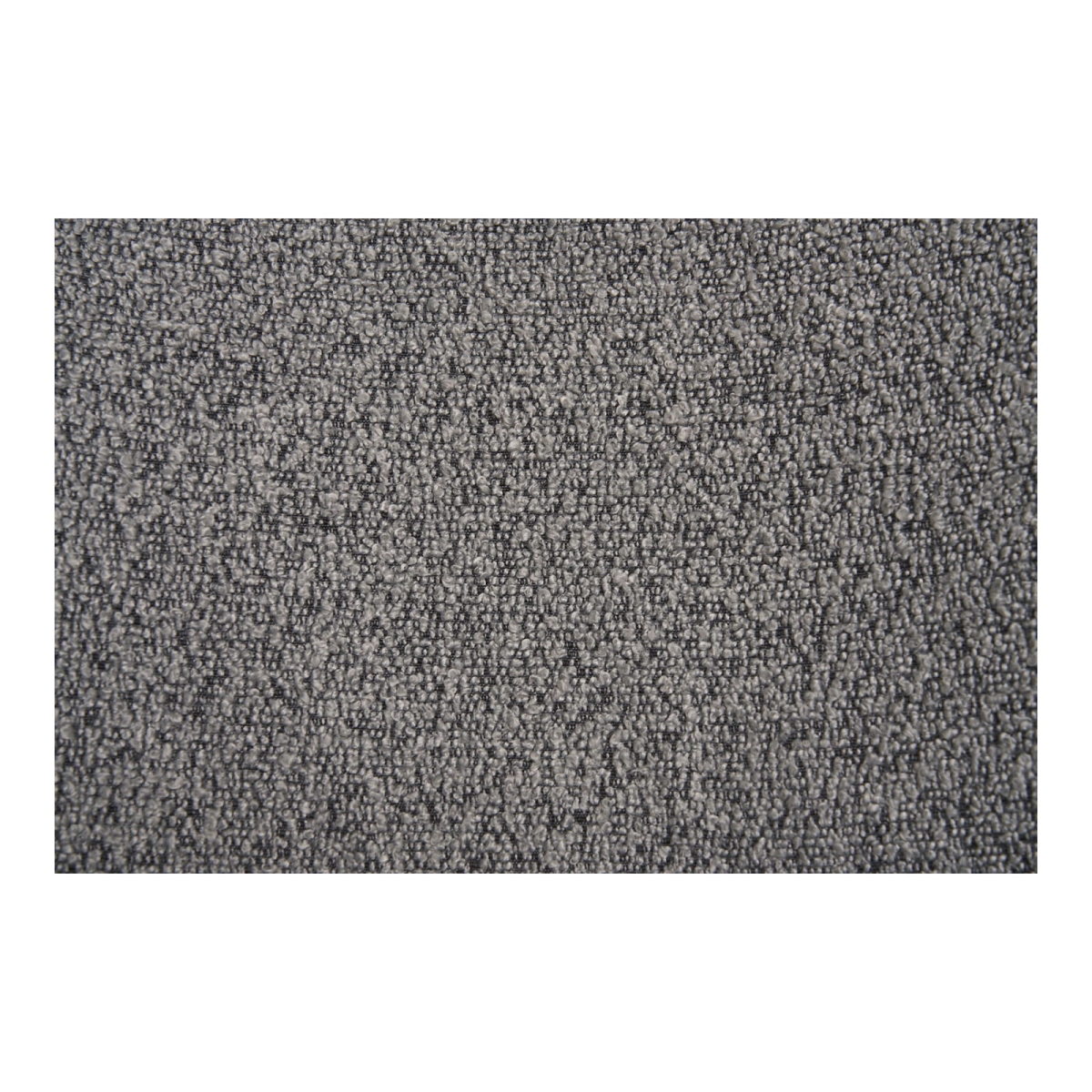 Krzesło Mira boucle szare jasne/czarne