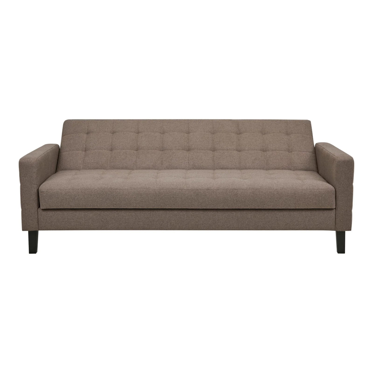 Sofa rozkładana Milton brązowa/ czarne