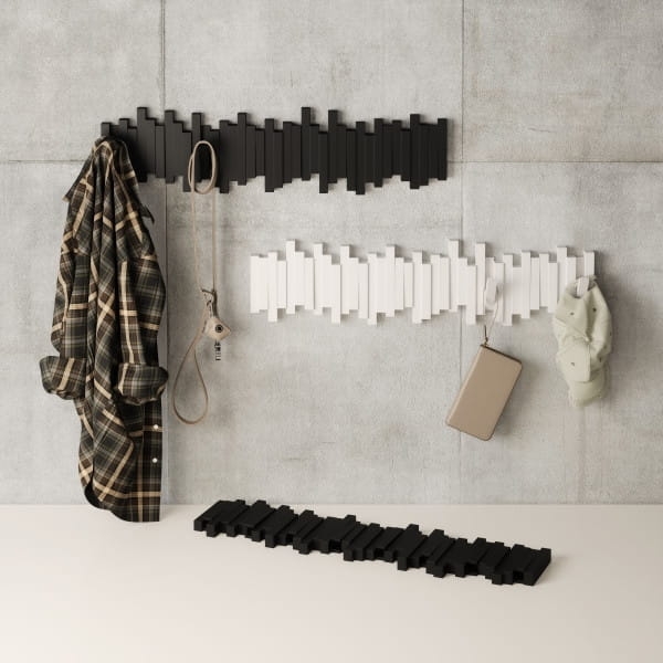 UMBRA wieszak na ubrania STICKS 8 czarny