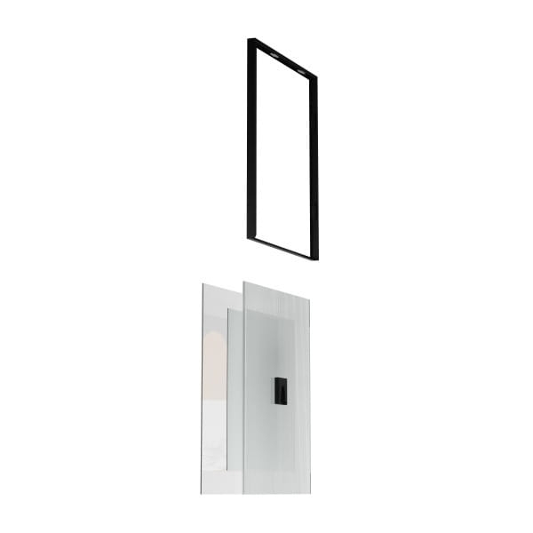 UMBRA zestaw 4 ramek na zdjęcia FLUTE WALL czarny