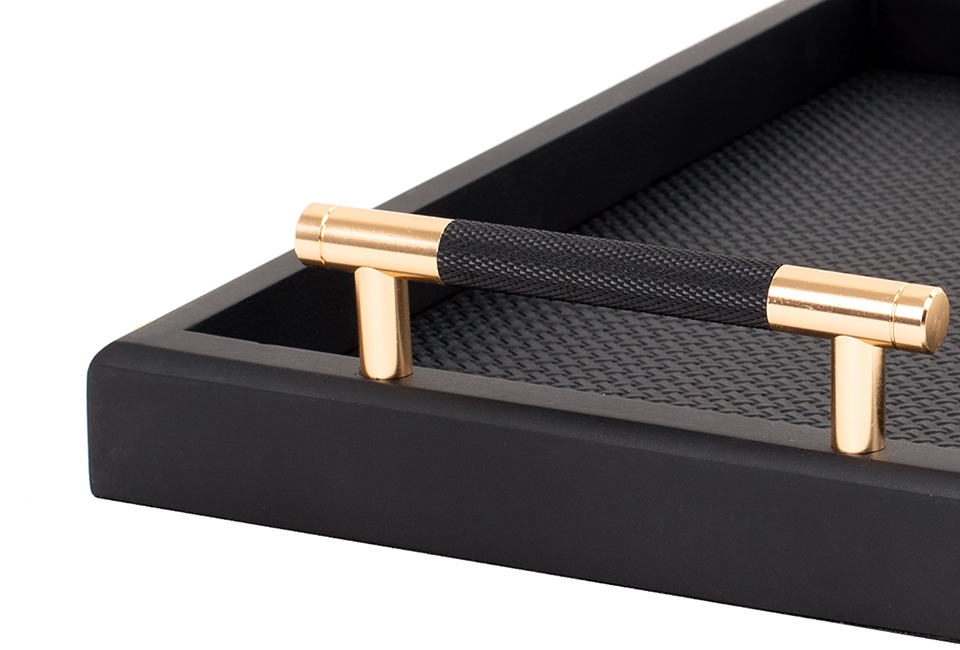 Taca dekoracyjna SHP PORTO czarna