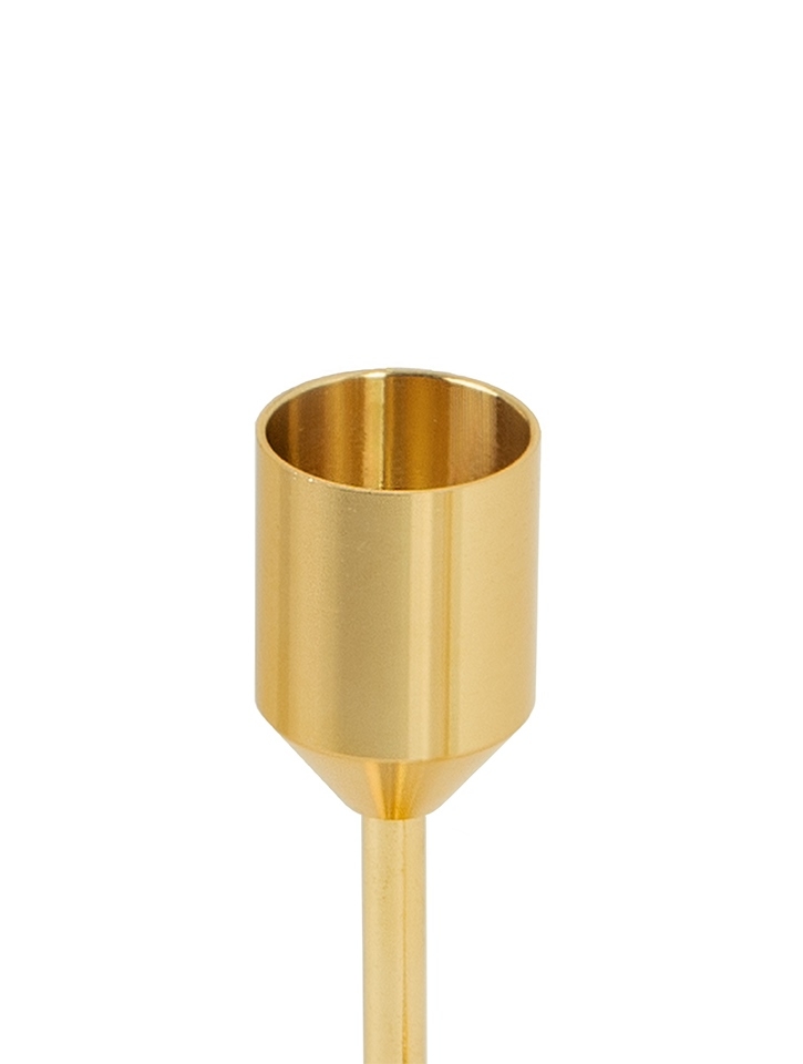 Zestaw 3 świeczników SHP SPLEND złoty