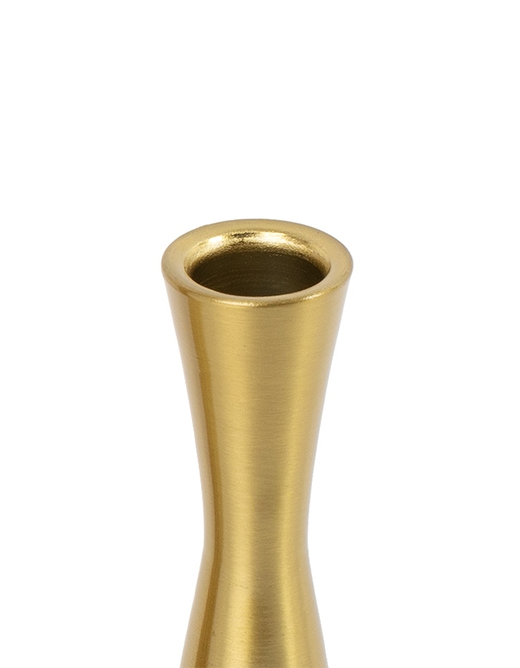 Zestaw 3 świeczników SHP TRIO złoty