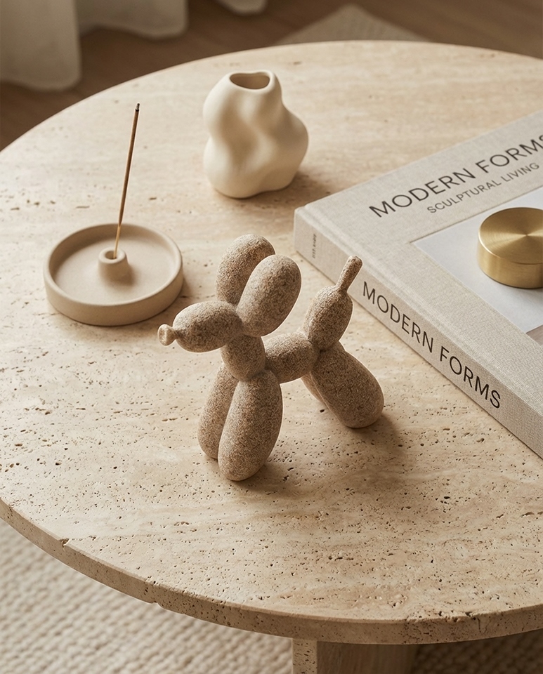 Dekoracja piesek SHP BALOON beżowy