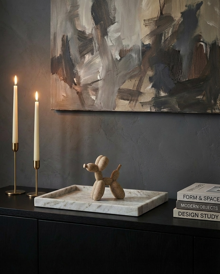 Dekoracja piesek SHP BALOON beżowy