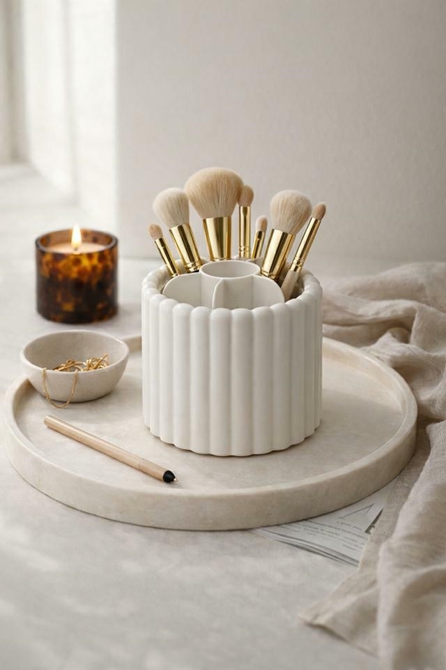 Organizer na pędzle SHP LULLABY biały