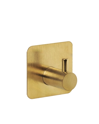 Zestaw 2 haczyków samoprzylepnych złotych Barolo SHP