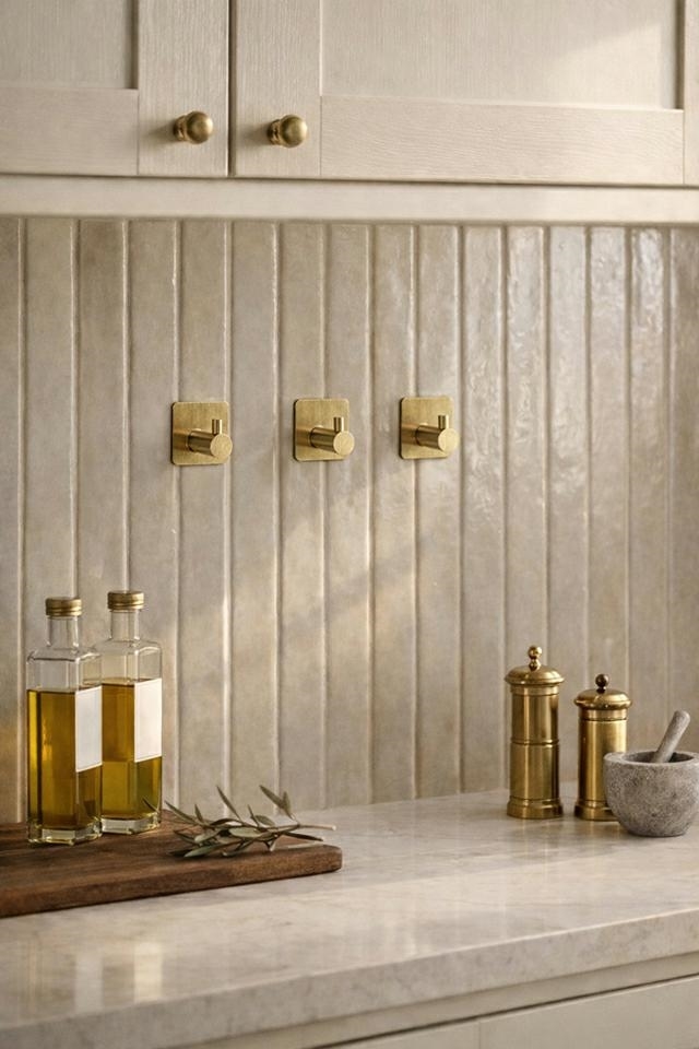 Zestaw 2 haczyków samoprzylepnych SHP BAROLO złoty