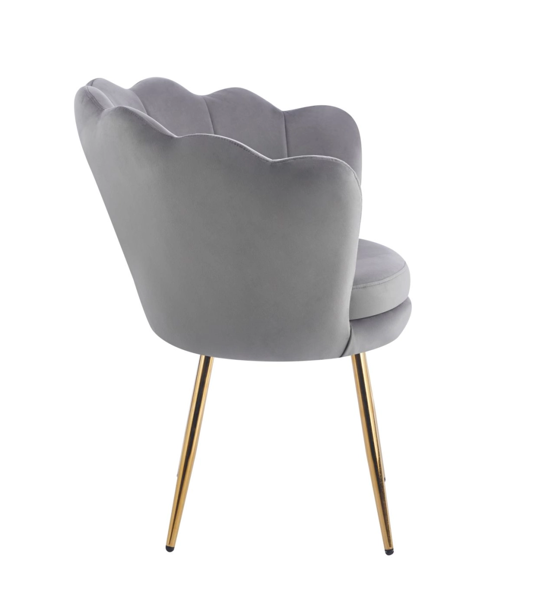 Fotel velvet (G) - Riviera 91 szary